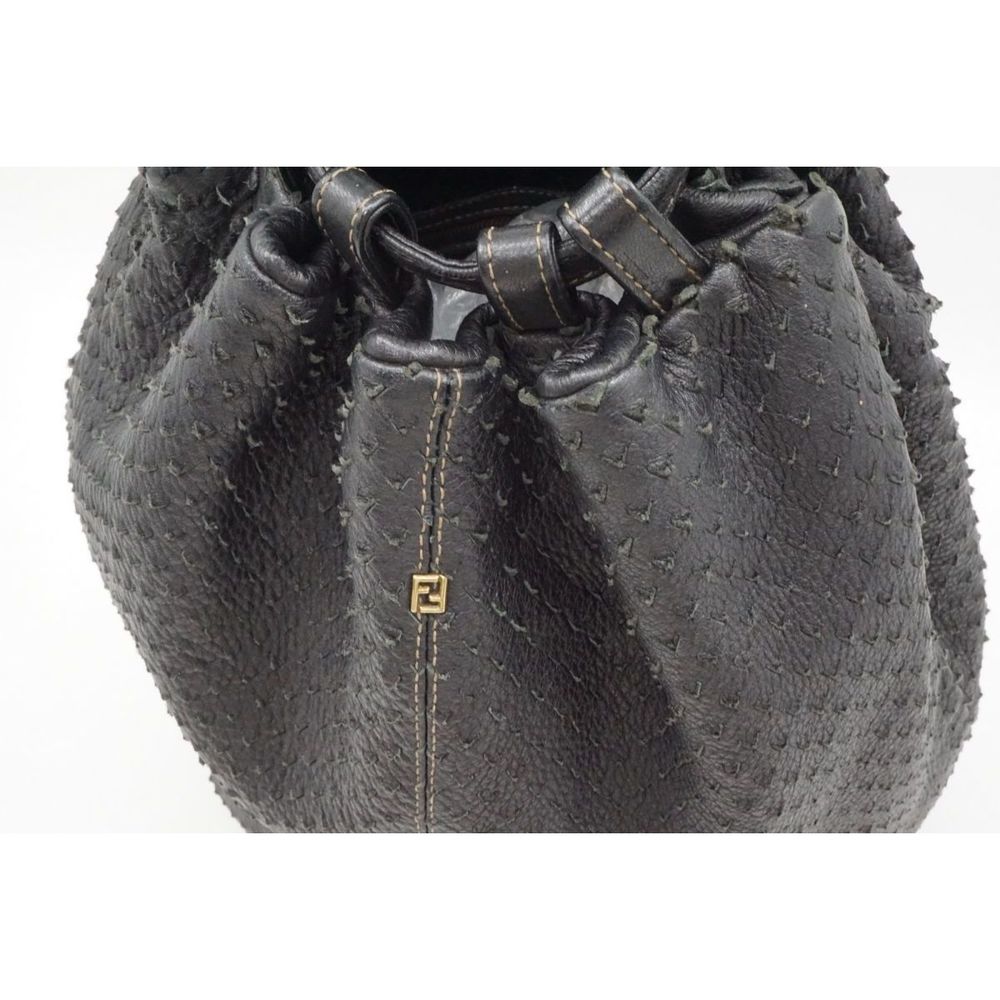 Fendi Backpack Bag Rucksack Drawstring Ff Leather… - image 7